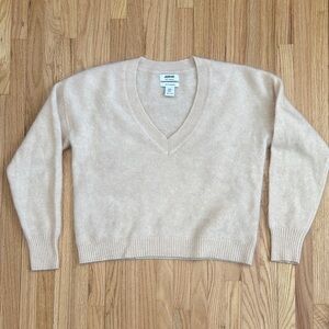 Jason Wu Women's Cream V-Neck Sweater